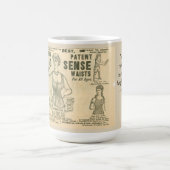 Victoriaans Corset-advertentie Koffiemok (Center)