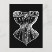  Victoriaans corset Briefkaart (Voorkant)