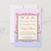 Victoriaans Corset Lingerie  Vrijgezellenfeest Kaart (Achterkant)