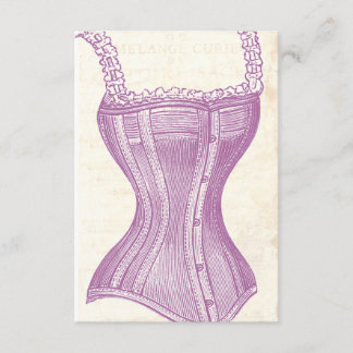 Victoriaans Corset Lingerie Vrijgezellenfeest Kaart