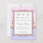 Victoriaans Corset Lingerie Vrijgezellenfeest Kaart (Achterkant)