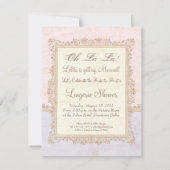 Victoriaans Corset Lingerie Vrijgezellenfeest Kaart (Achterkant)