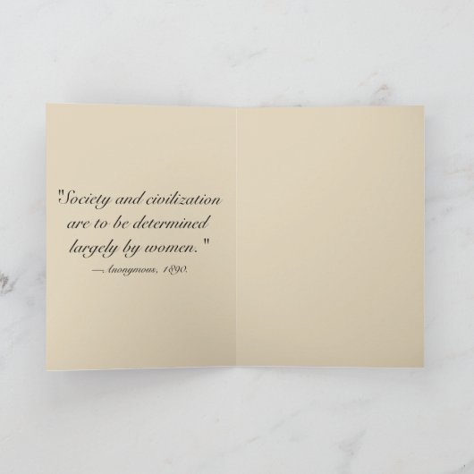 Victoriaans Corset Trade Card-advertentie Kaart (Binnen)