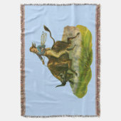 Victoriaans cowboystier deken (Voorkant Verticaal)