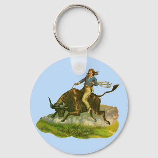 Victoriaans cowboystier sleutelhanger (Voorkant)