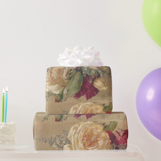  Victoriaans Cream Roos Cadeaus / Craft Cadeaupapier (Feestgeschenken)