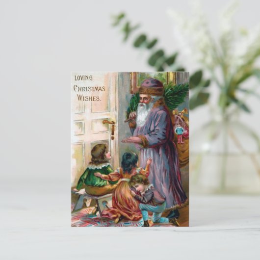 Victoriaans Creepy kerstkerstkerstkerstkerstBriefk Briefkaart (Staand voorkant)