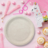 Victoriaans crèmebehang papieren bordje (Feest)