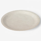 Victoriaans crèmebehang papieren bordje (Gekanteld)