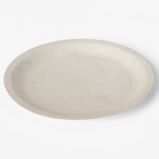 Victoriaans crèmebehang papieren bordje (Gekanteld)