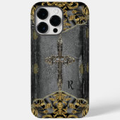 Victoriaans Cross Monogram Case-Mate iPhone Case (Achterkant)