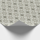 Victoriaans Crosshatch Christmas: Textielontwerp Cadeaupapier (Hoek)