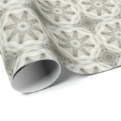 Victoriaans Crosshatch Christmas: Textielontwerp Cadeaupapier (Rol Hoek)