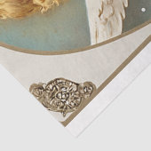  Victoriaans Cupido Angel Valentijnsdag Tissuepapier (Detail)