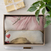  Victoriaans Cupido Angel Valentijnsdag Tissuepapier (Geschenk)