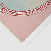 Victoriaans Cupido Angel Valentijnsdag Tissuepapier (Detail)