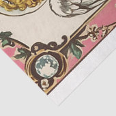 Victoriaans Cupido Angel Valentijnsdag Tissuepapier (Detail)