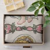 Victoriaans Cupido Angel Valentijnsdag Tissuepapier (Geschenk)