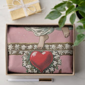 Victoriaans Cupido Angel Valentijnsdag Tissuepapier (Geschenk)