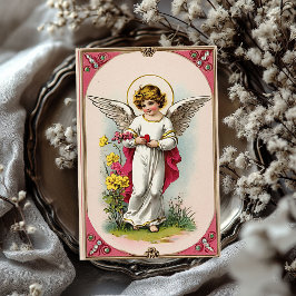 Victoriaans Cupido Angel Valentijnsdag Tissuepapier