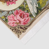  Victoriaans Cupido Angel Valentijnsdag Tissuepapier (Detail)