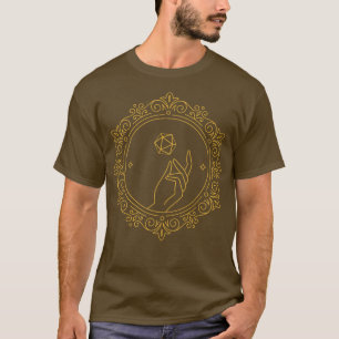 Victoriaans D20-desktop tablet RPG T-shirt
