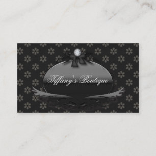 Victoriaans Daisy Damask Mode Visitekaartjes