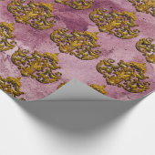 Victoriaans Damask Cadeaupapier (Hoek)