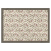  Victoriaans Damask Delicate Swirling Floral Tafelkleed (Voorkant (Horizontaal))