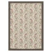  Victoriaans Damask Delicate Swirling Floral Tafelkleed (Voorkant)