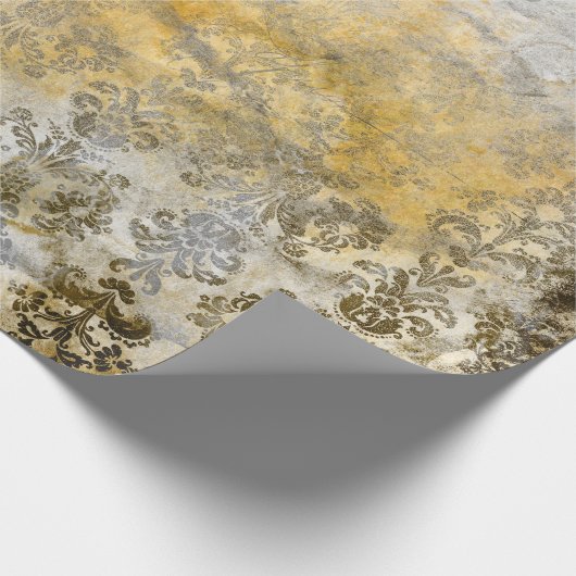 Victoriaans Damask Magic Cadeaupapier (Hoek)