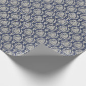 Victoriaans Damast Wallpaper  Pattern Cadeaupapier (Hoek)