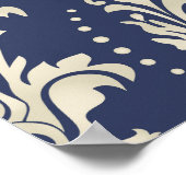 Victoriaans Damast Wallpaper  Pattern Poster (Hoek)