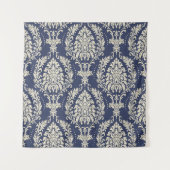 Victoriaans Damast Wallpaper Pattern Wandkleed (Voorkant)