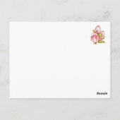 Victoriaans dame briefkaart (Achterkant)