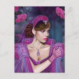 Victoriaans dame briefkaart