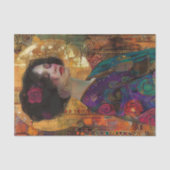 VICTORIAANS  DAME DECOUPAGE TISSUEPAPIER (Voorkant)