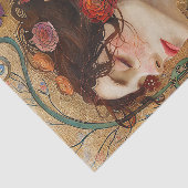 VICTORIAANS DAME DECOUPAGE TISSUEPAPIER (Detail)