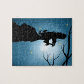 Victoriaans dame die een viool speelt legpuzzel (Horizontaal)