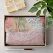  Victoriaans dame en Birdcage. Tissuepapier (Geschenk)