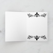  Victoriaans dame en vogelkooi. Birthday. Kaart (Binnen)