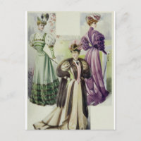 Victoriaans dame -  franse Mode-bruine jurk