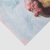 Victoriaans dame in gesmeed Pet-weefselpapier Tissuepapier (Detail)