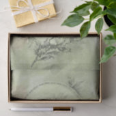 Victoriaans dame in Pet Verdigris Green Distress Tissuepapier (Geschenk)