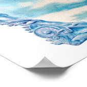 Victoriaans dame in roze Art Print (Hoek)