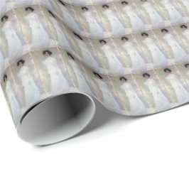 Victoriaans dame in witte Gustave Klimt Cadeaupapier