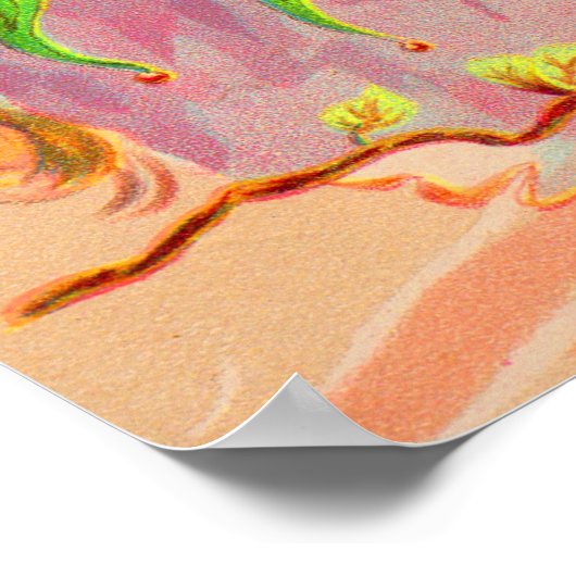 Victoriaans dame jester poster (Hoek)