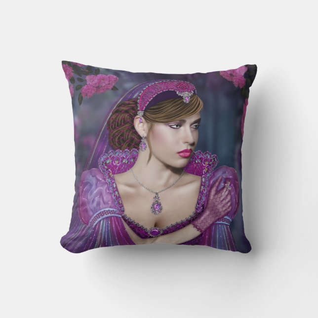 Victoriaans dame kussen (Voorkant)