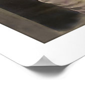 Victoriaans dame, lange haargrond poster (Hoek)