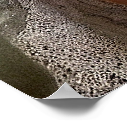  Victoriaans dame met boeket van Rozen Poster (Hoek)